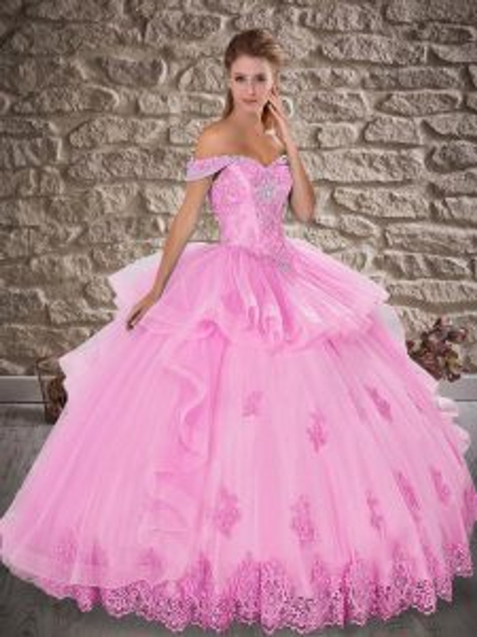 pink quinceanera dresses